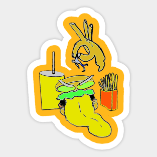 Eat or Be Eaten Sticker